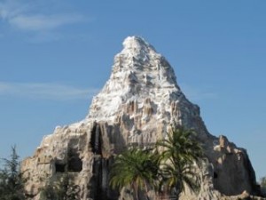 Matterhorn mountain at Disneyland